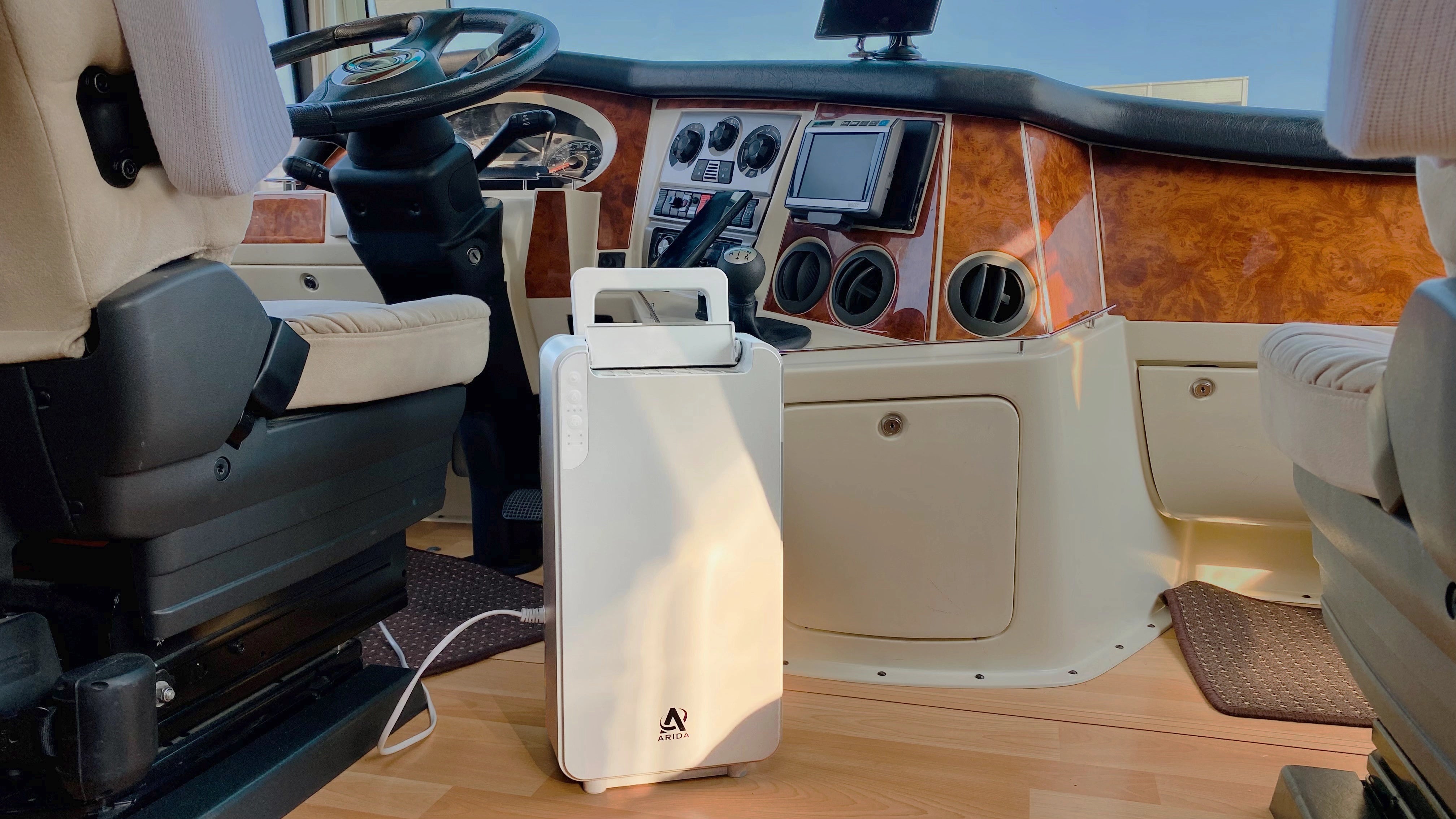 Liten avfukter for bobil og campingvogn