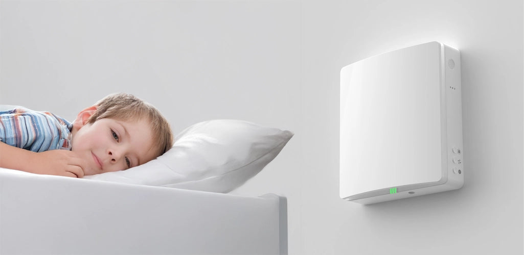 Barn sover bedre med romventilator på soverommet