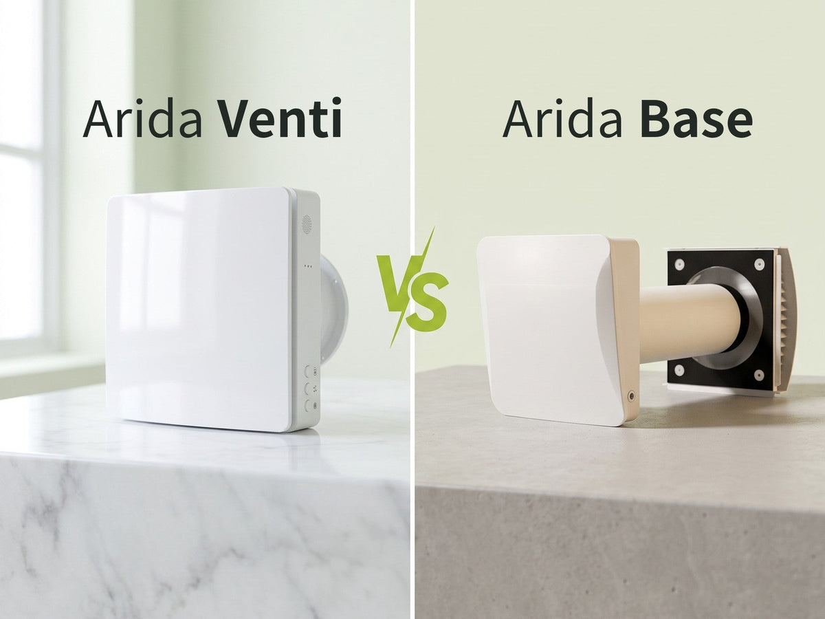Arida Venti WiFi eller Base WiFi? Slik velger du riktig romventilator