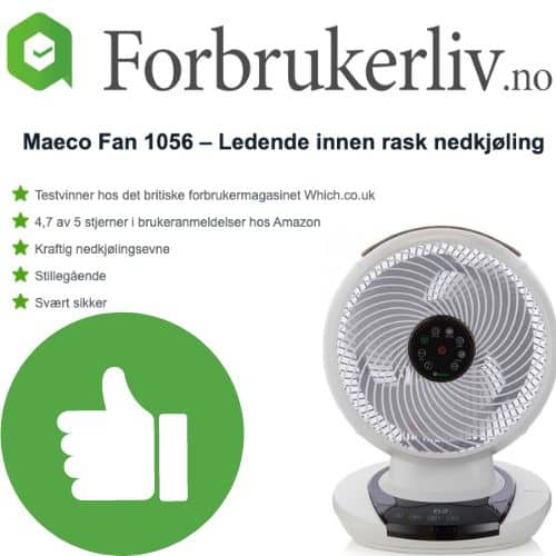 Vifte best i test. MeacoFan 1056