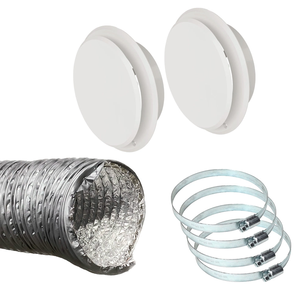 11070 Slangesett bygg hvit