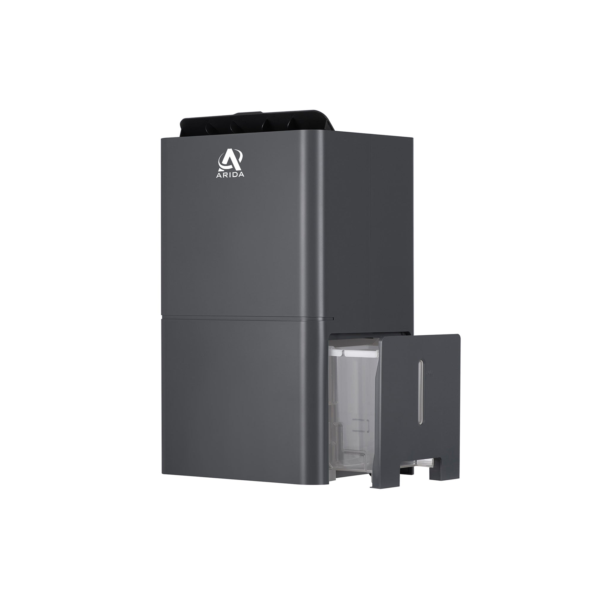 Arida Desert Super 10L luftavfukter med logo skrå åpen