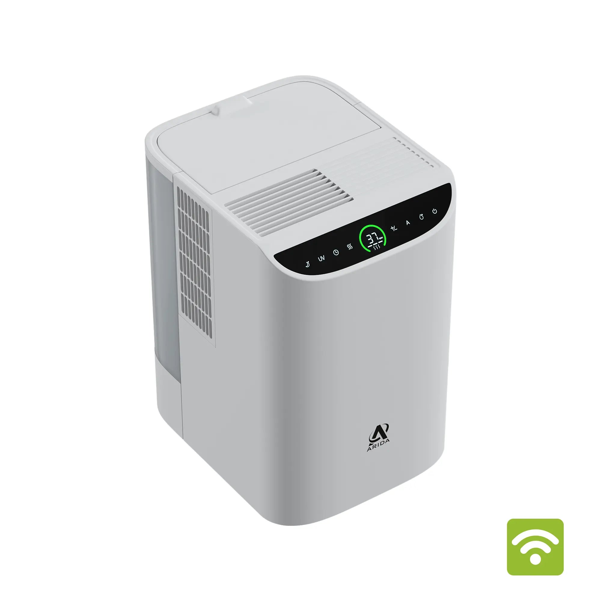 Arida Eva evaporativ luftfukter med WiFi og varme