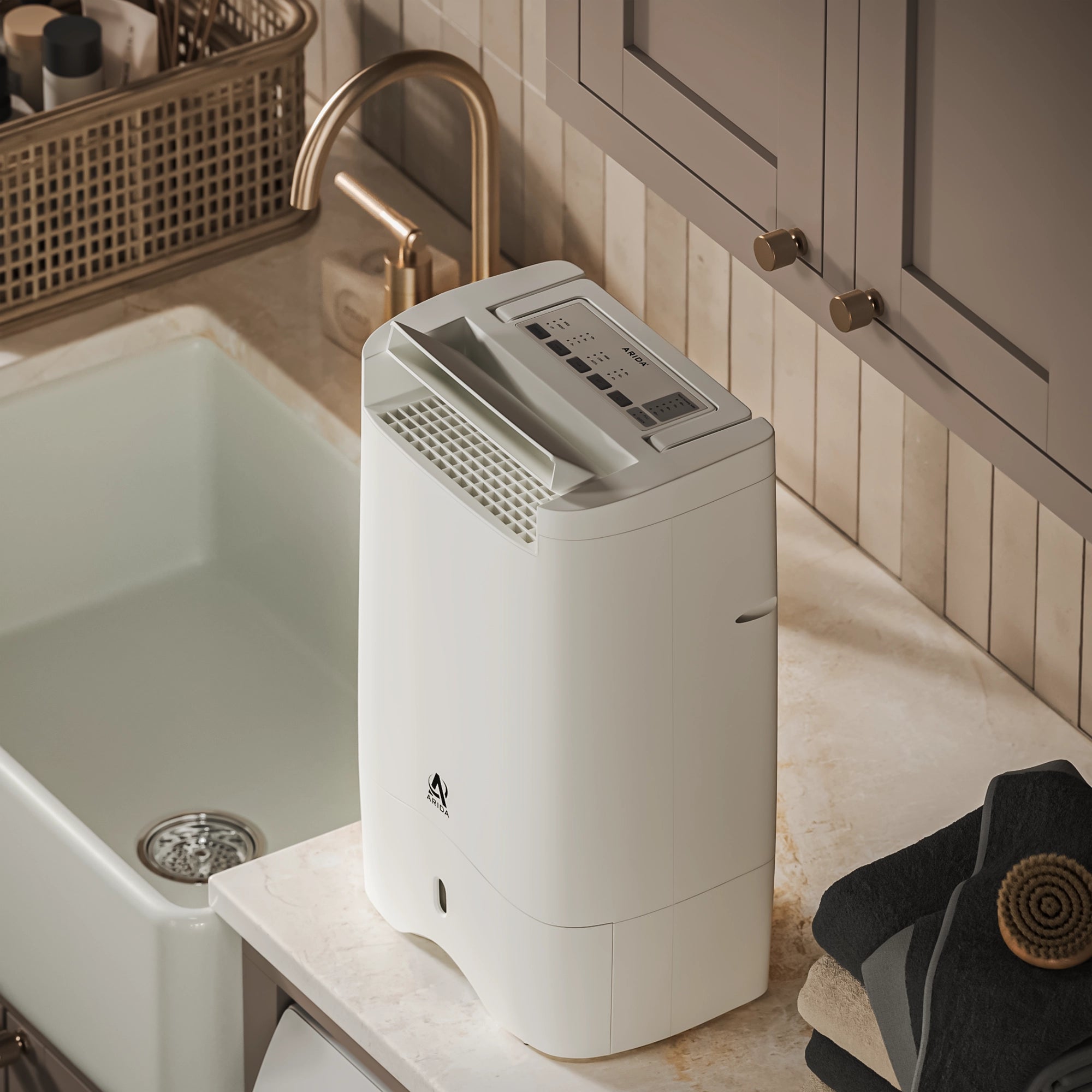 Arida Sandefjord luftavfukter for klestørk og vaskerom