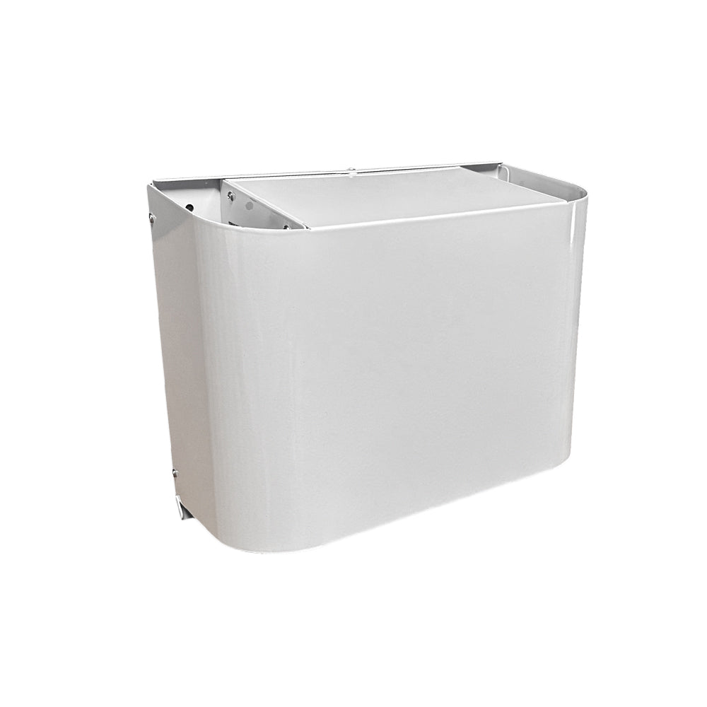 Arida ventilkappe for tynn vegg front hvit