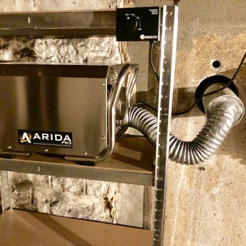 Avfukter kjeller Arida Pro S25 og Arida Pro S35