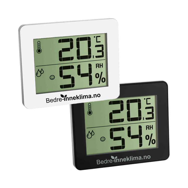 Bedre Inneklima hygrometer og termometer