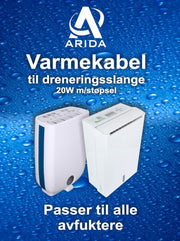 Varmekabel for avfukter