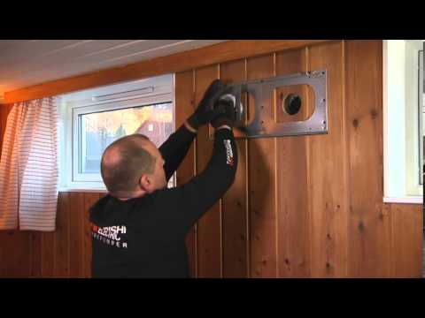 Last inn video: Slik monterer du miniventilasjon på veggen