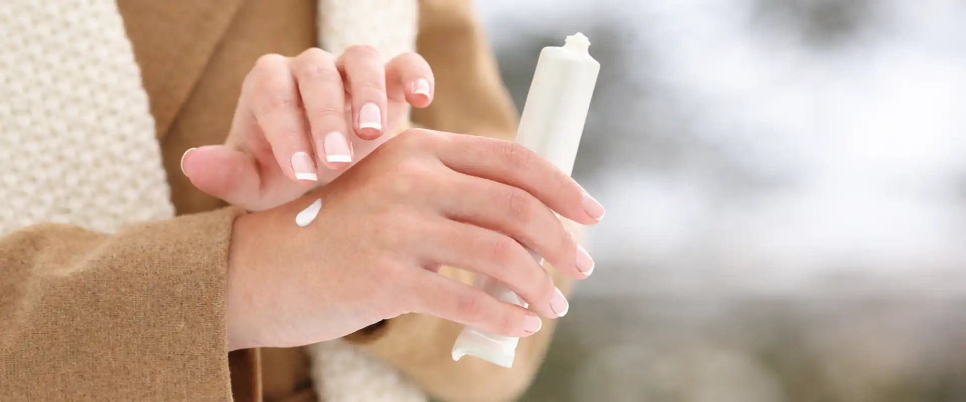 Tørr hud om vinteren som følge av tørr luft innendørs