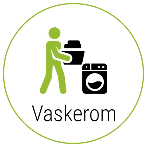 ikon vaskerom klestørk vaskemaskin tørketrommel avfukter