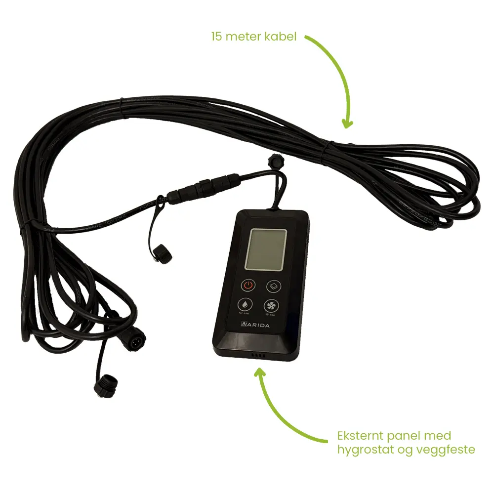 skjerm med lang kabel